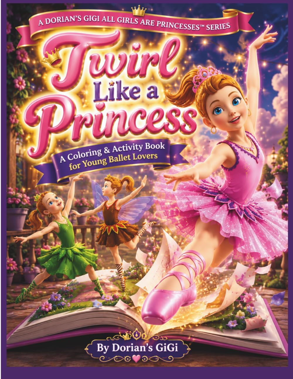 TWIRL LIKE A PRINCESS: A COLORING & ACTIVITY BOOK FOR YOUNG BALLET LOVERS (DORIAN'S GIGI ALL GIRLS ARE PRINCESSES SERIES)