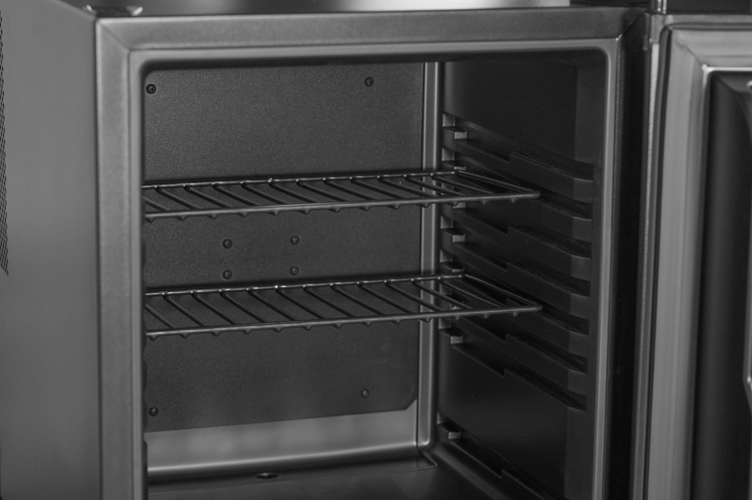 METRO Professional Minibar GMB1045B 43 x 48.7 x 52 cm 45 L Thermostat Mécanique 2 Étagères Éclairage Intérieur LED Noir