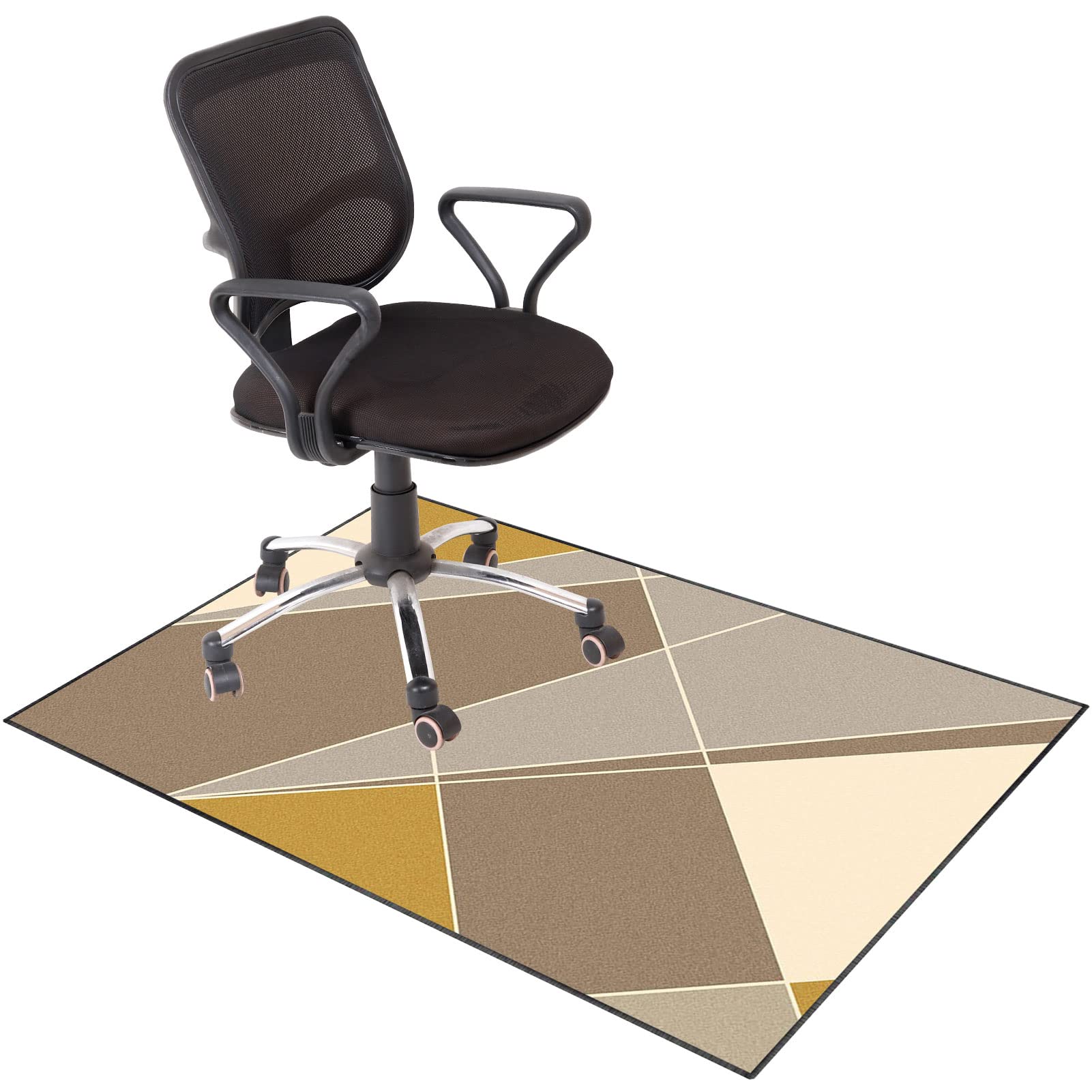 Tappetino per sedia da ufficio per pavimenti duri, ideale per taglierine da gioco (120 x 160 cm) antiscivolo, protegge il pavimento, perfetto per uso domestico e ufficio.