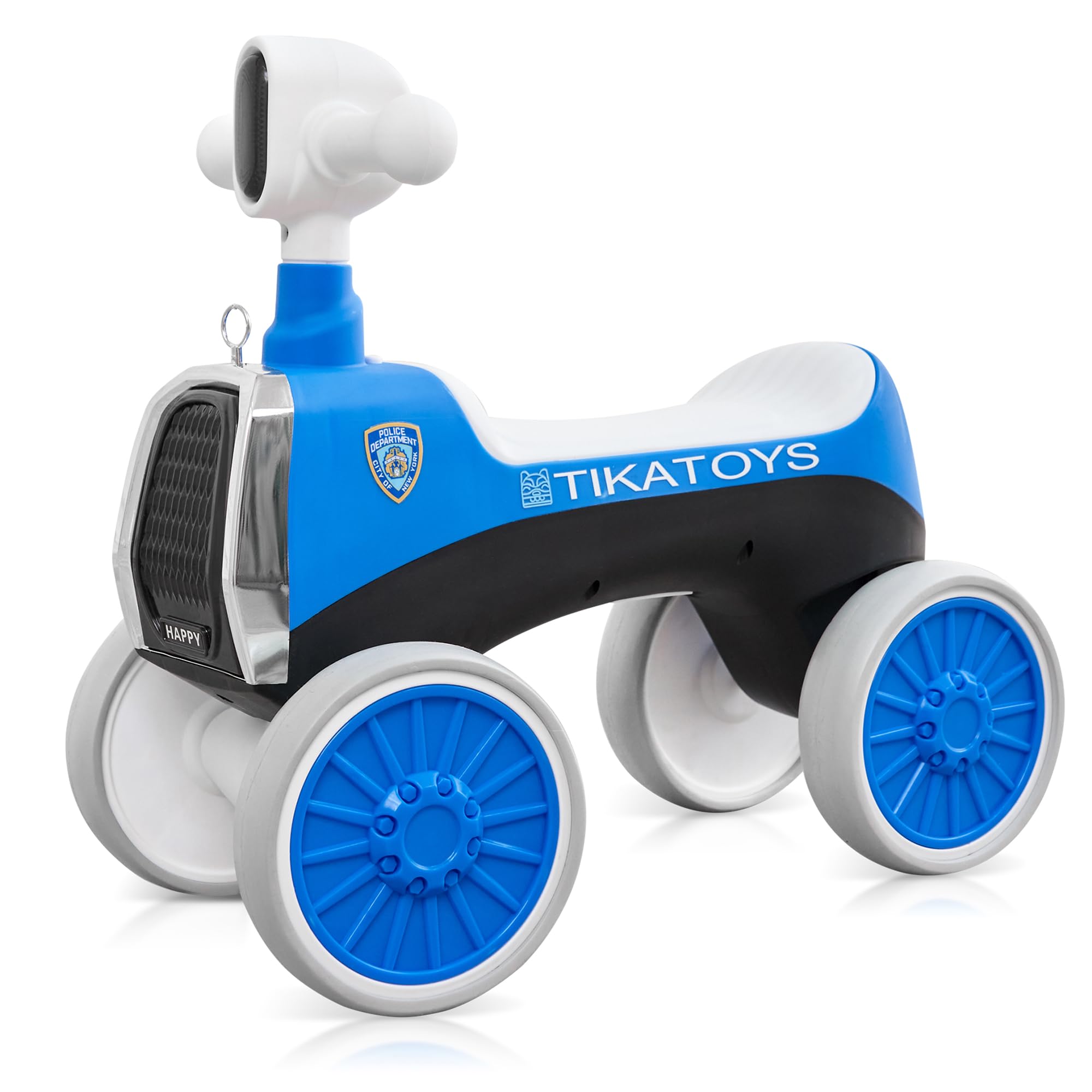 Police Balance Bike | No-Pedal Toddler Bike for 2-5 Year Olds | Toddler Balance Bike 2 Year Old, Baby Bike with Flashing Lights
