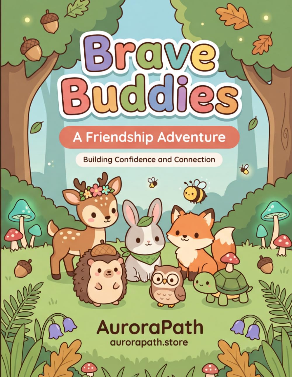 Brave Buddies: A Friendship Adventure: A Social-Emotional Learning Activity 80 Worksheet Workbook for Kids Ages 7-11 to Build Confidence, Connection, Courage & Kindness