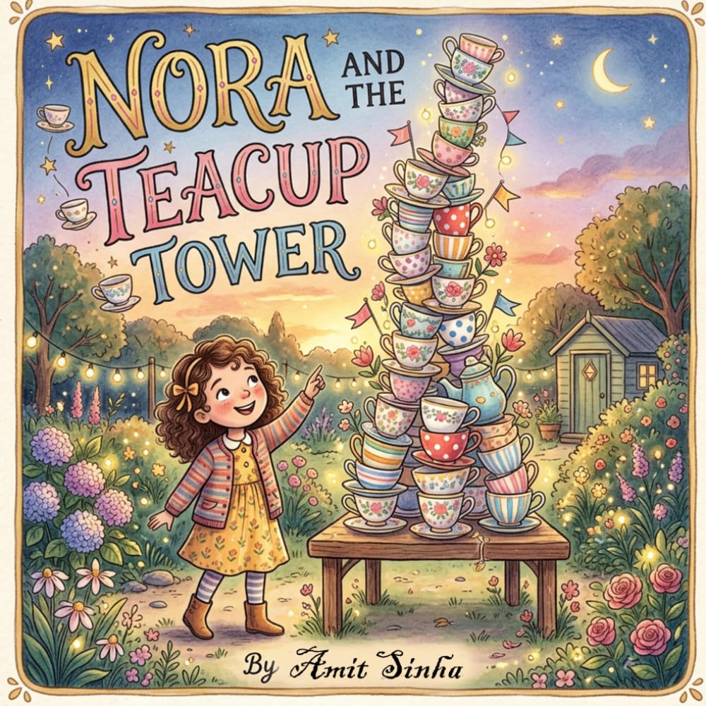 Nora and the Whispering Teacup Tower: A Magical Bedtime Story for Kids Ages 3–7: A Cozy Rhyming Bedtime Story for Kids Ages 3–7