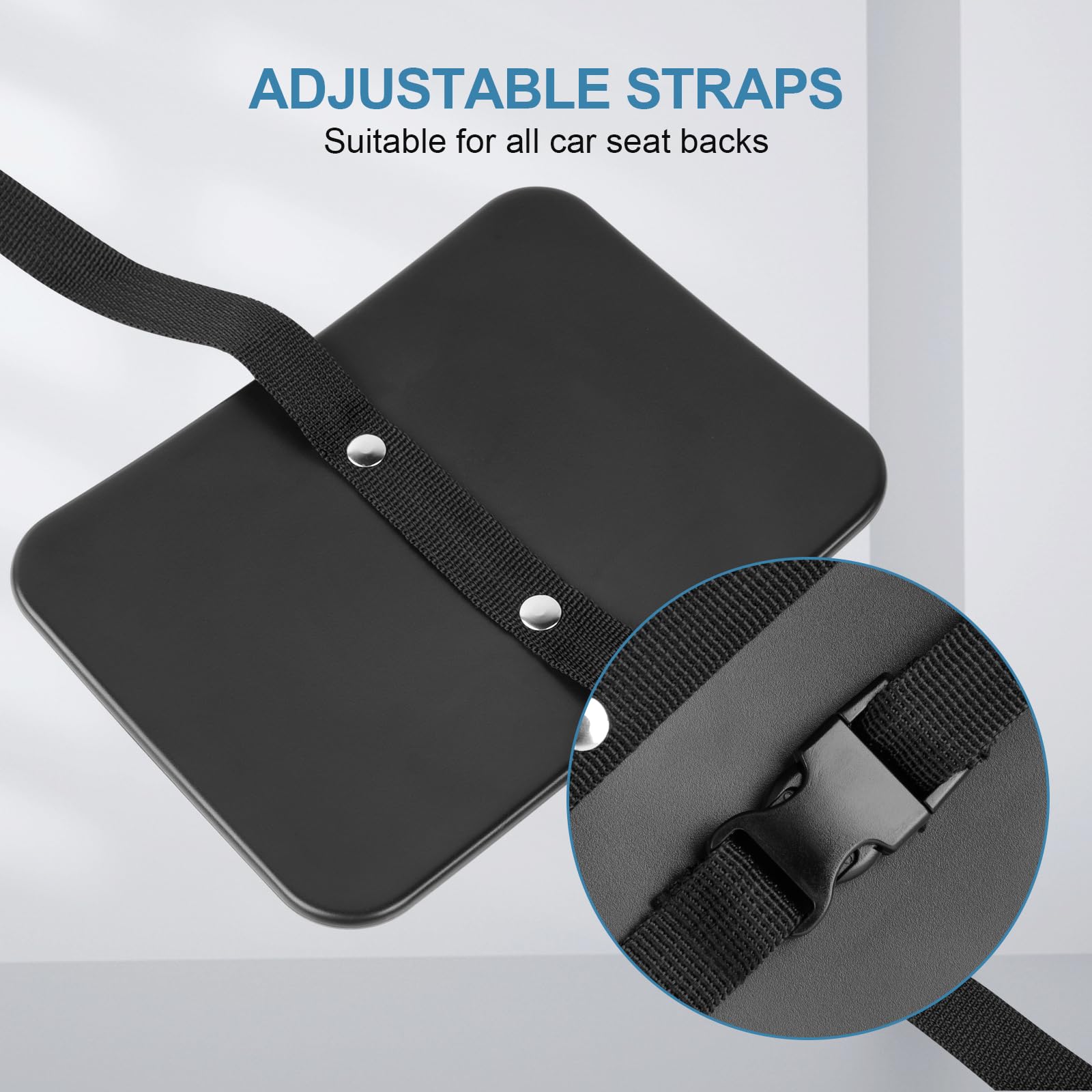 Romon Espejo de Coche para Bebé, 2 Piezas Espejo Retrovisor Coche, Retrovisor para Irrompible, para Asiento Trasero, Correas para Silla Trasera