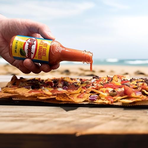 Miniatura 9 de EL YUCATECO Salsa picante, sabor auténtico a salsa picante mexicana, sabor audaz con salsa habanero real, patada ardiente en cada gota, juego de