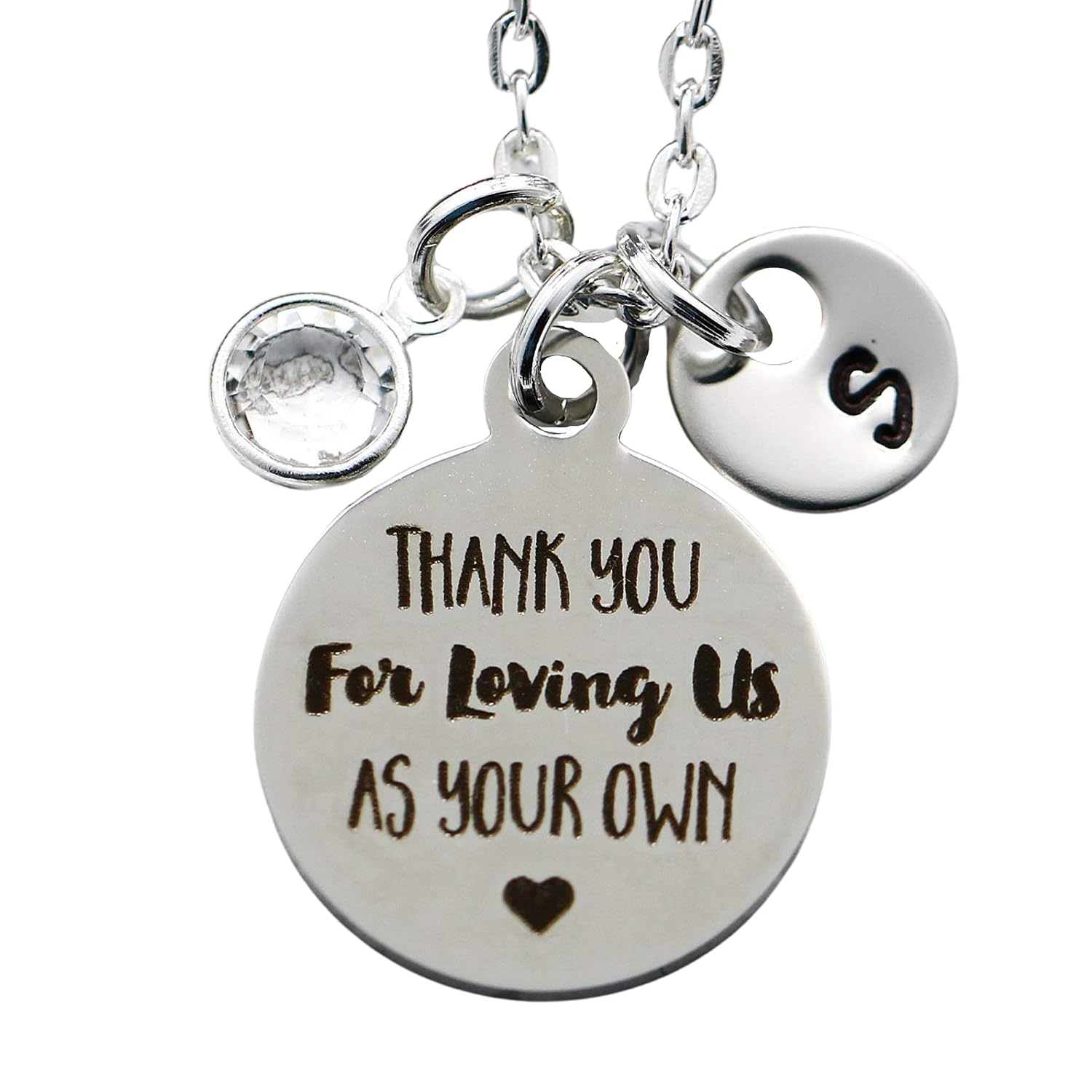 Stepmom Necklace, Foster Mom Necklace 