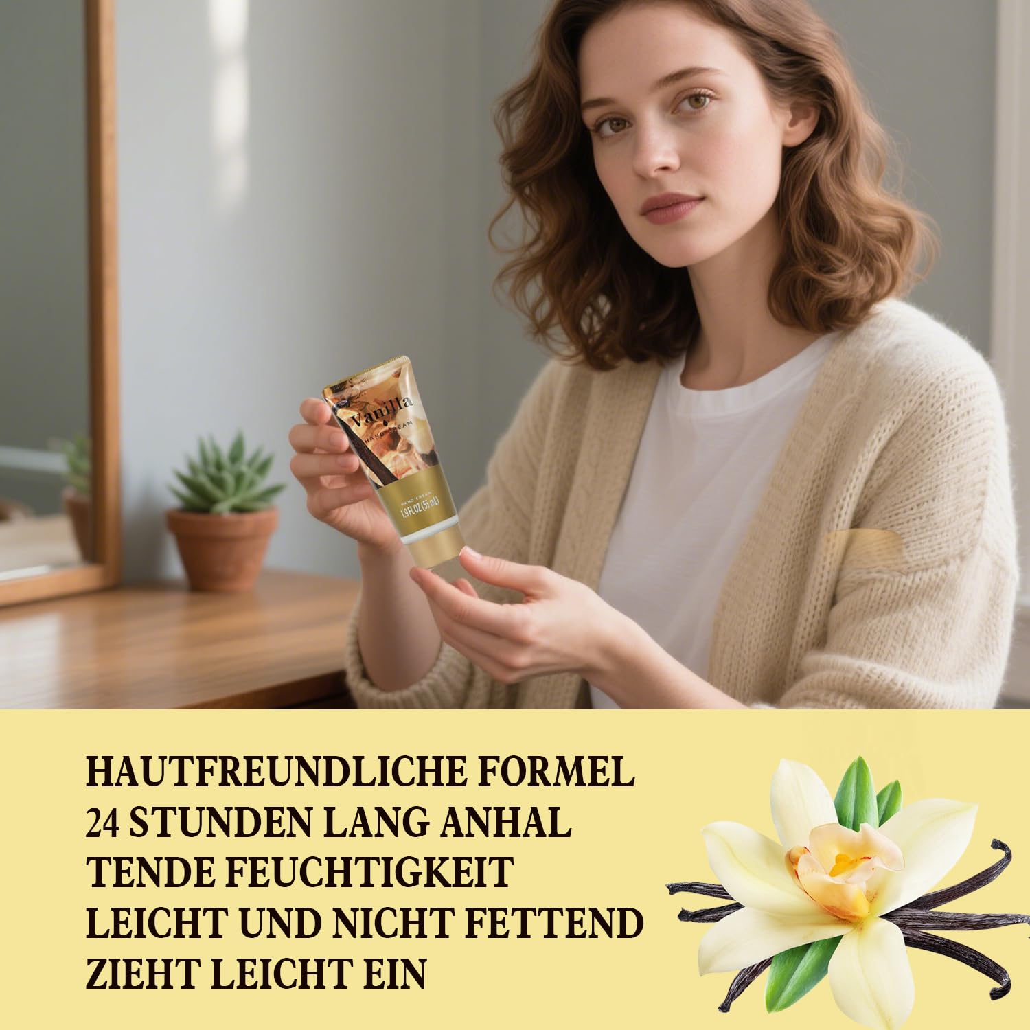SPA LUXETIQUE Bade Geschenk für Frauen-8tlg Vanilleduft Geschenkset mit Duschgel,Bodylotion, Schaumbad, Muttertagsgeschenk, Wellness Set für Frauen, Geburtstagsgeschenk für Sie, Damen, Mutter