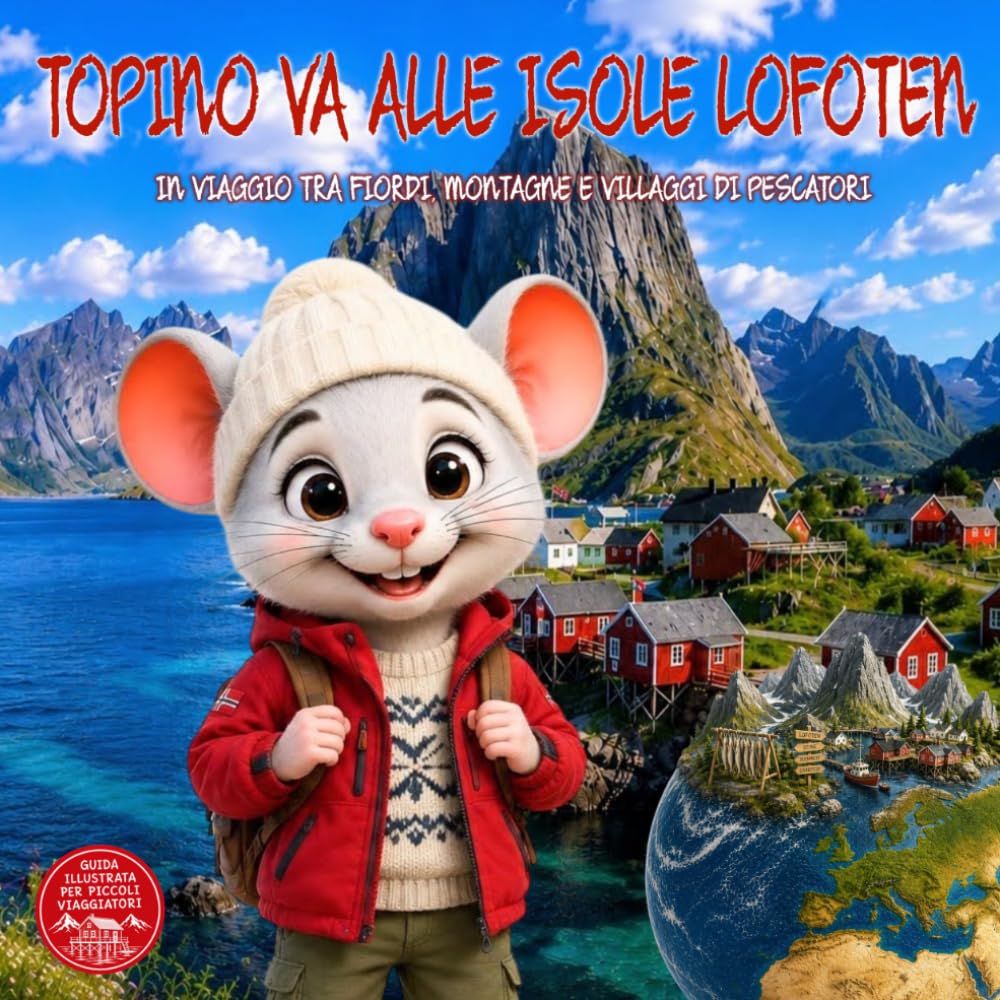 Topino va alle Isole Lofoten: In Viaggio tra Fiordi, Montagne e Villaggi di Pescatori. Guida di Viaggio Illustrata delle Isole Lofoten in Norvegia per ... ai 9 anni. Il Club Dei Viaggiatori Di Topino