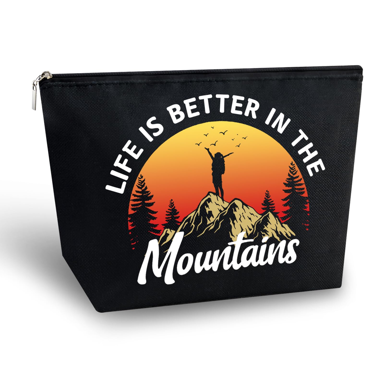 Hiking Gifts for Women Cool Gifts for Hikers Outdoor Gift for Women Hike Makeup Bag Hiker Essentials Bag