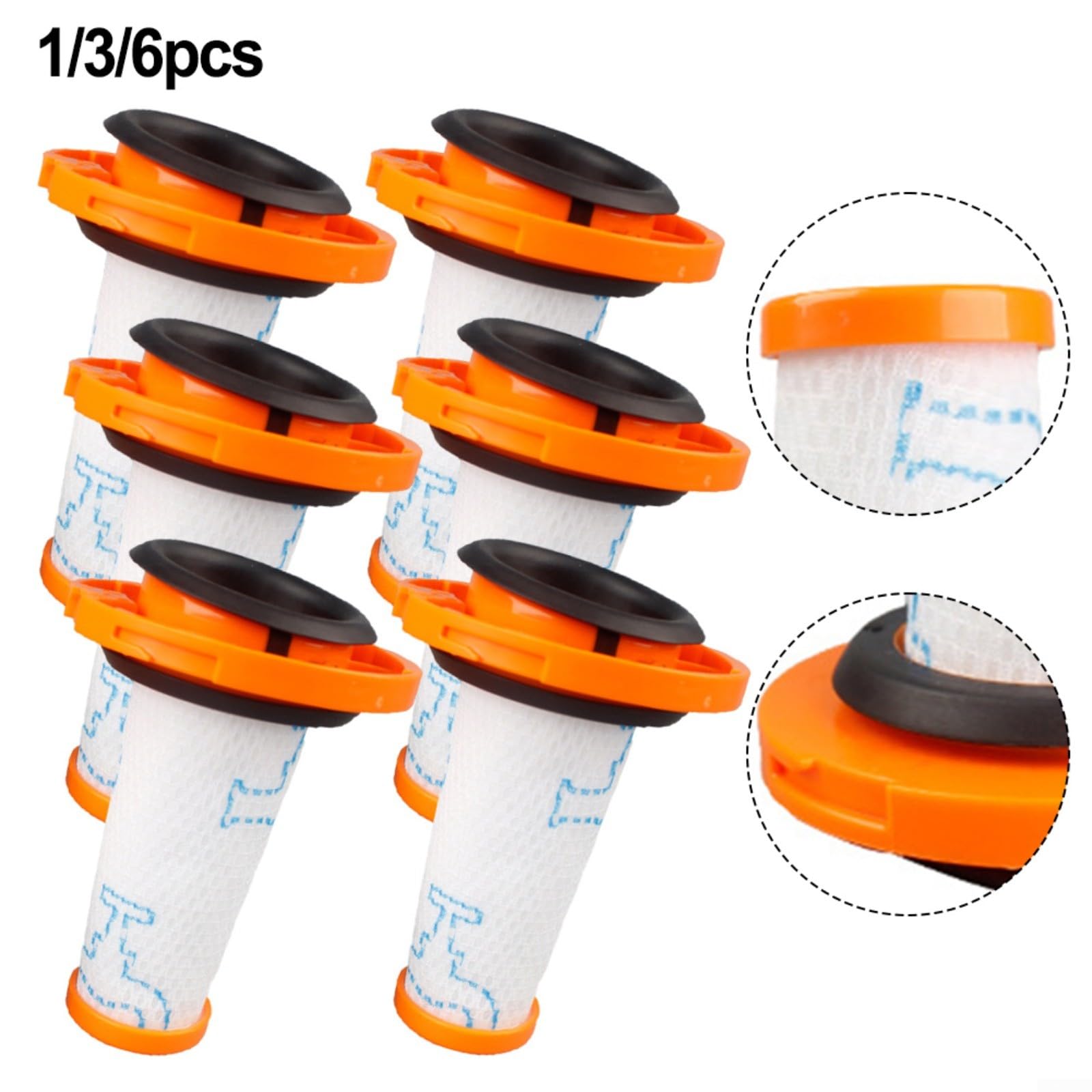 Filtros para X-Force para aspiradora Flex 9.60 inalámbrica lavable reutilizable (3 paquetes)
