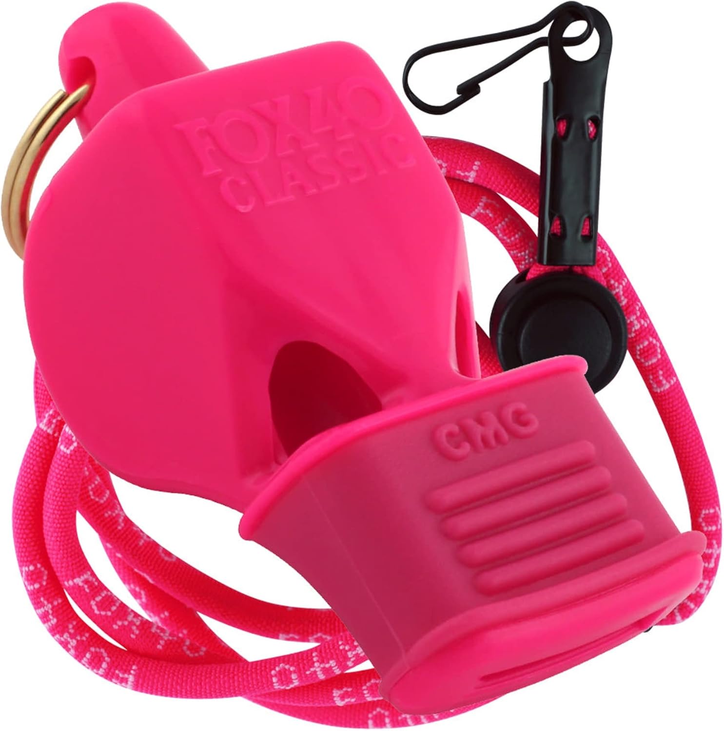 Fox 40 Classic CMG Pealess Safety Whistle 115 dB Pink 9603-0408