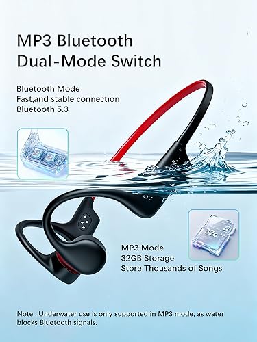 Miniatura 4 de Auriculares de conducción ósea X6 Negro