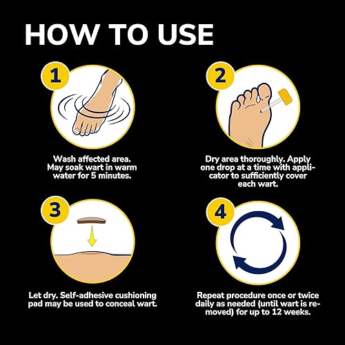 Miniatura 7 de Dr. Scholl's Removedor líquido de verrugas plantares  13 fl oz, clínicamente probado, acción rápida, máxima resistencia para verrugas plantares, 20