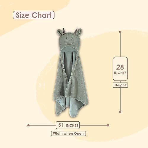 Miniatura 2 de MON AMI Manta con capucha de dragón  Manta de sherpa suave para niños  51 x 28 pulgadas acogedor diseño con capucha para niños pequeños y niños