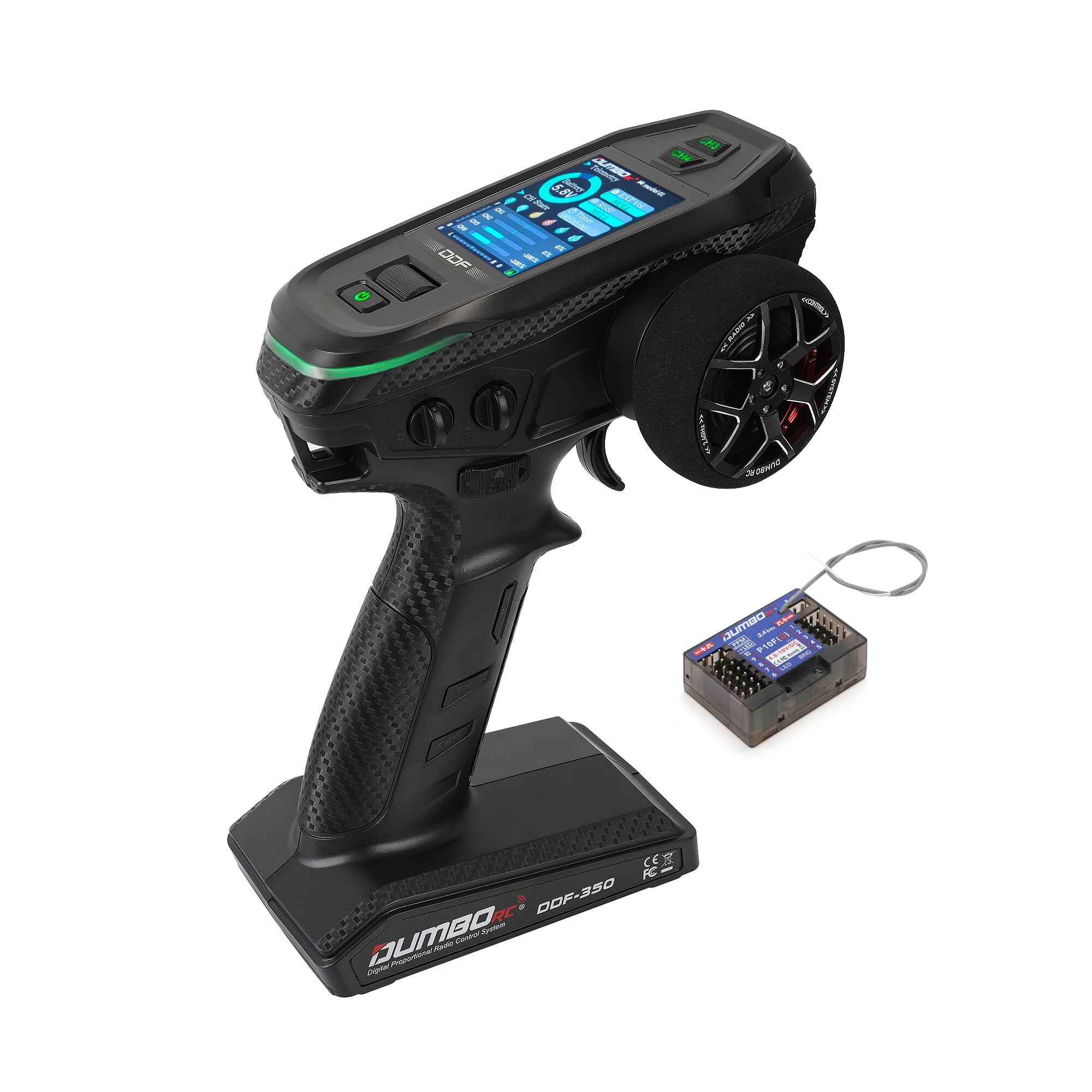 DDF-350 ラジコン送信機 プロポ Amazon.co.jp: DUMBORC DDF-350 10CH 2.4Gラジオ送信機 技適認証済み