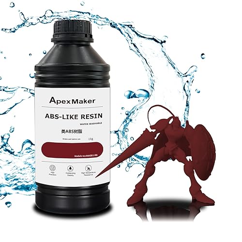 Resina de impresora 3D, resina de fotopolímero, alta precisión, bajo olor, curado rápido para impresoras 3D LCD DLP SLA, tecnología de curado UV de