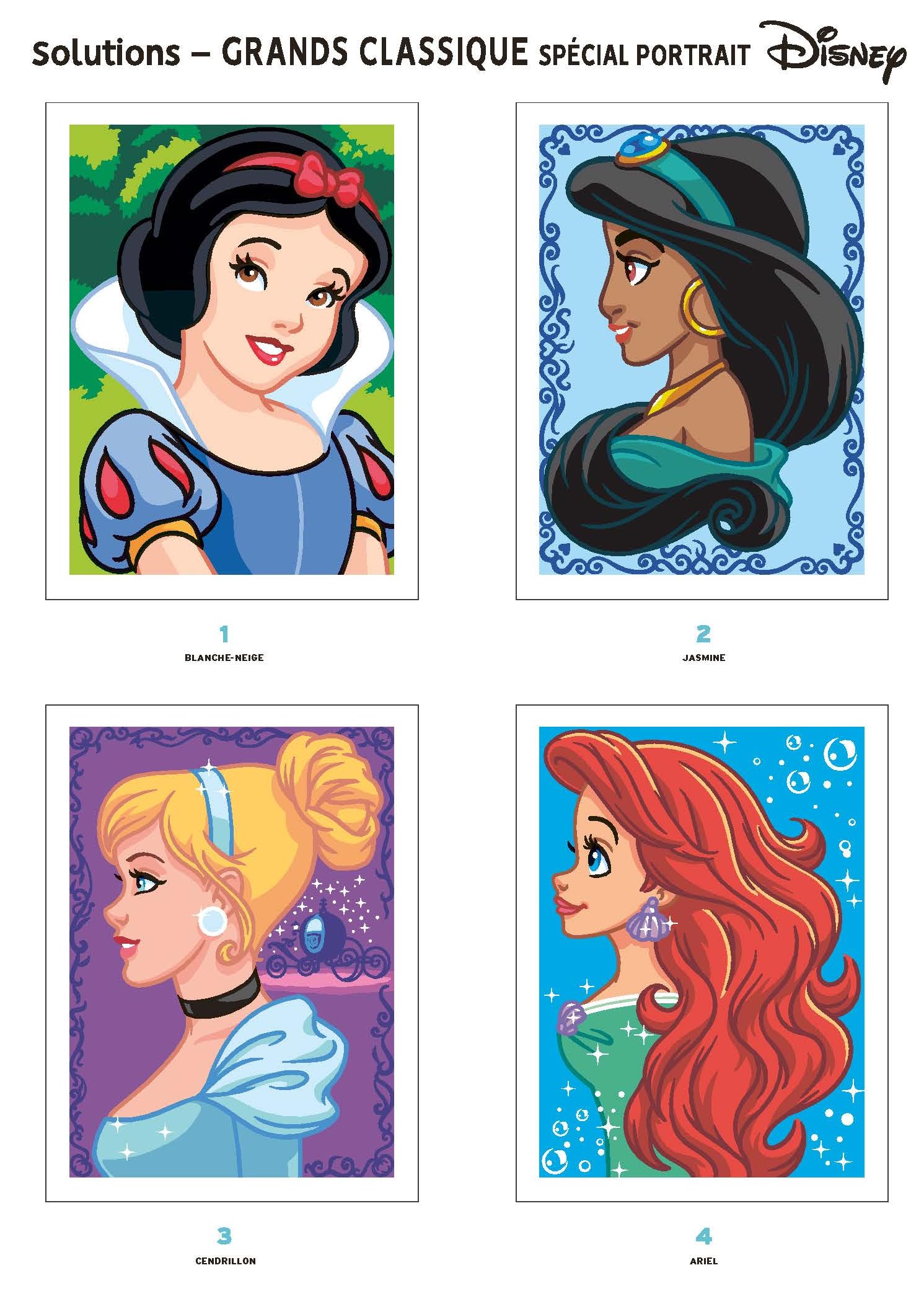 Coloriages mystères - Grands classiques Spécial Portraits