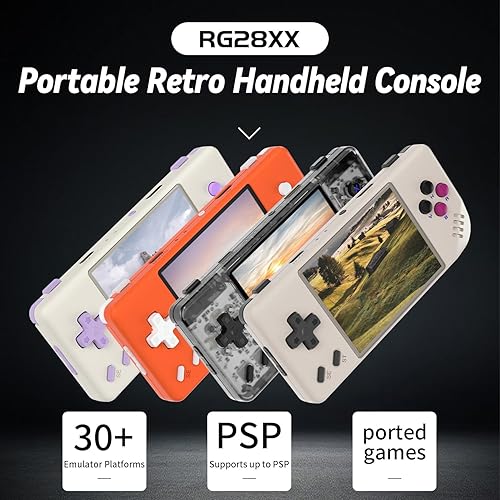 Miniatura 2 de RG28XX - Juego de mano retro con sistema Linux, pantalla IPS de 2.83 pulgadas incorporada, tarjeta TF 64G 5516, compatible con aplicaciones