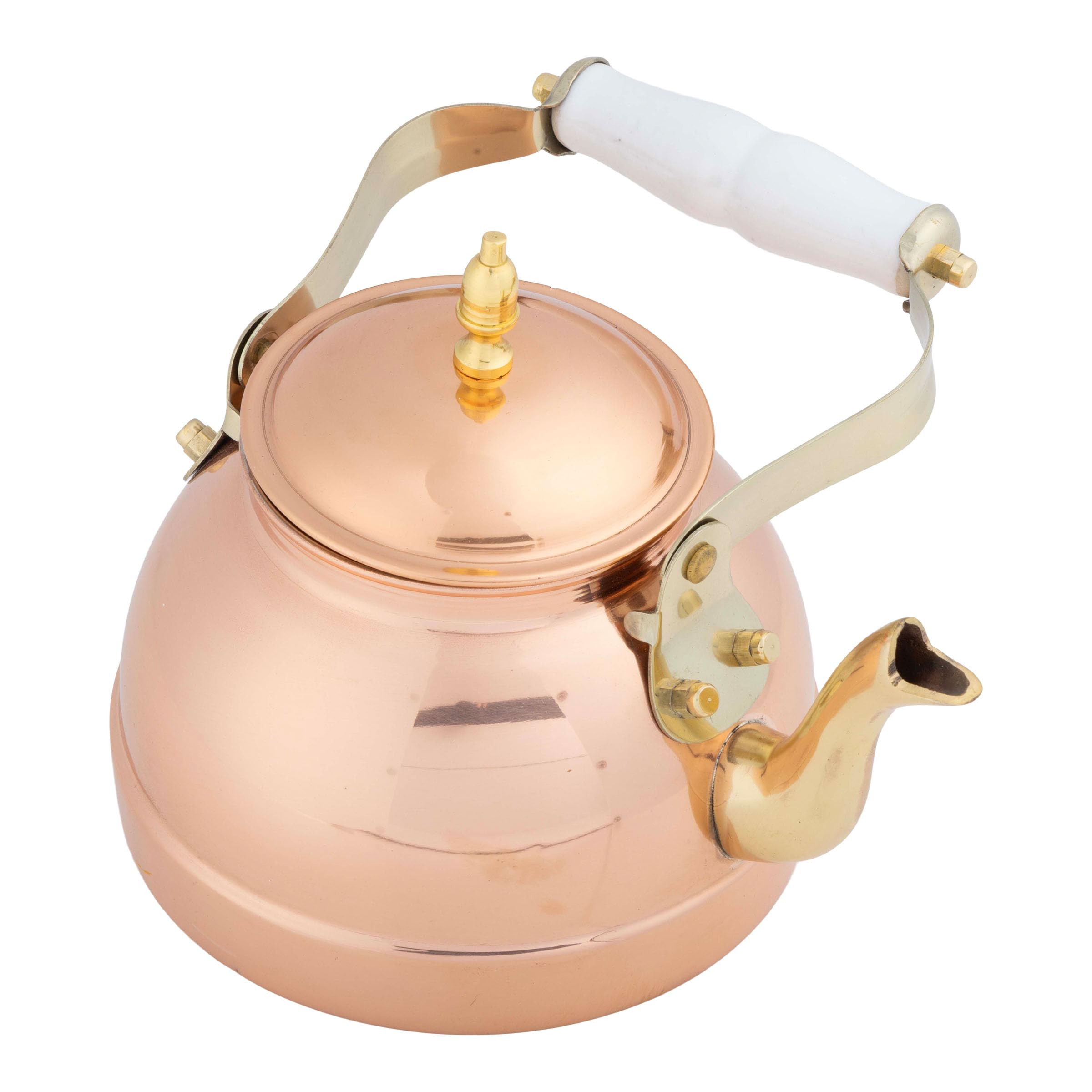 Amazon.com: Classic Cuisine Copper Tea Kettle - Teapot for