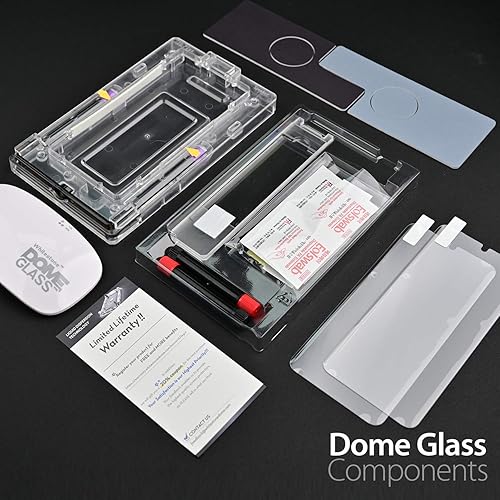 Miniatura 3 de DOME GLASS Whitestone [cobertura completa perfecta] Protector de pantalla de vidrio templado para Galaxy S21 Plus con lámpara UV [2 unidades]