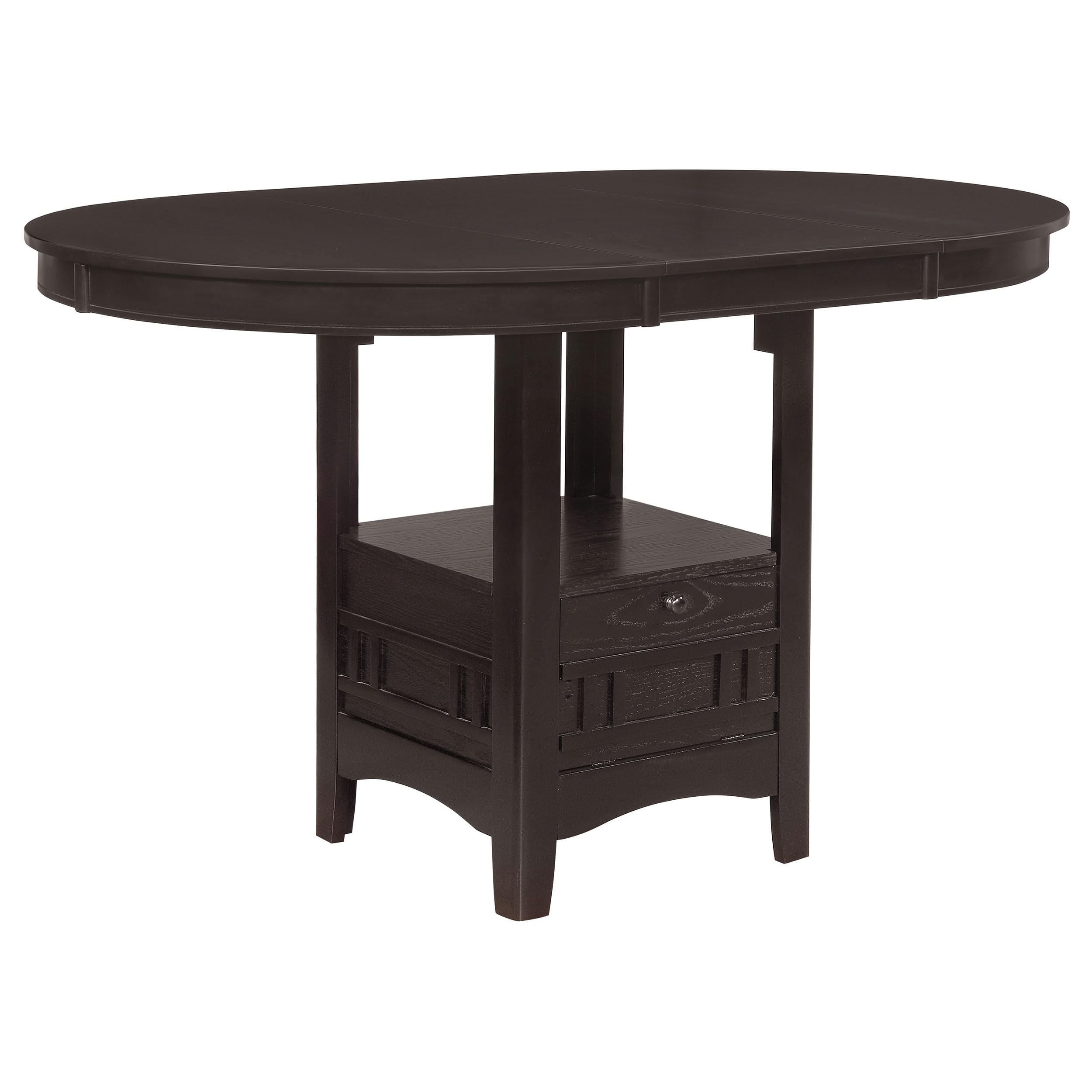 Coaster Home Furnishings LAVON Dining Table, 42"W x 42"D x 36.25"H, Cappuccino
