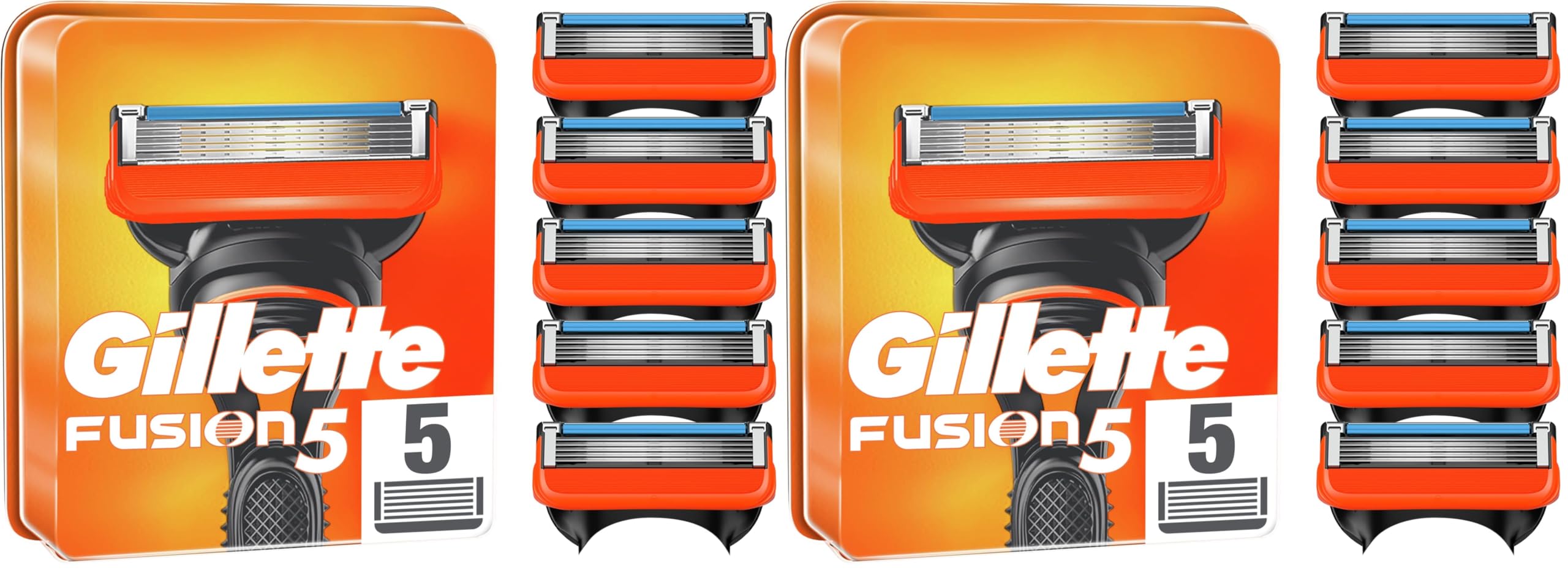 Gillette Fusion 5 Cuchillas de Afeitar Hombre, Paquete de 8 Cuchillas de Recambio (el embalaje puede variar) — view 9