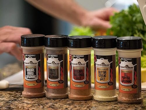 Vista 5 de CanCooker Inc CS-006 - Condimento para latas, 5 unidades, cuadrado, color negro