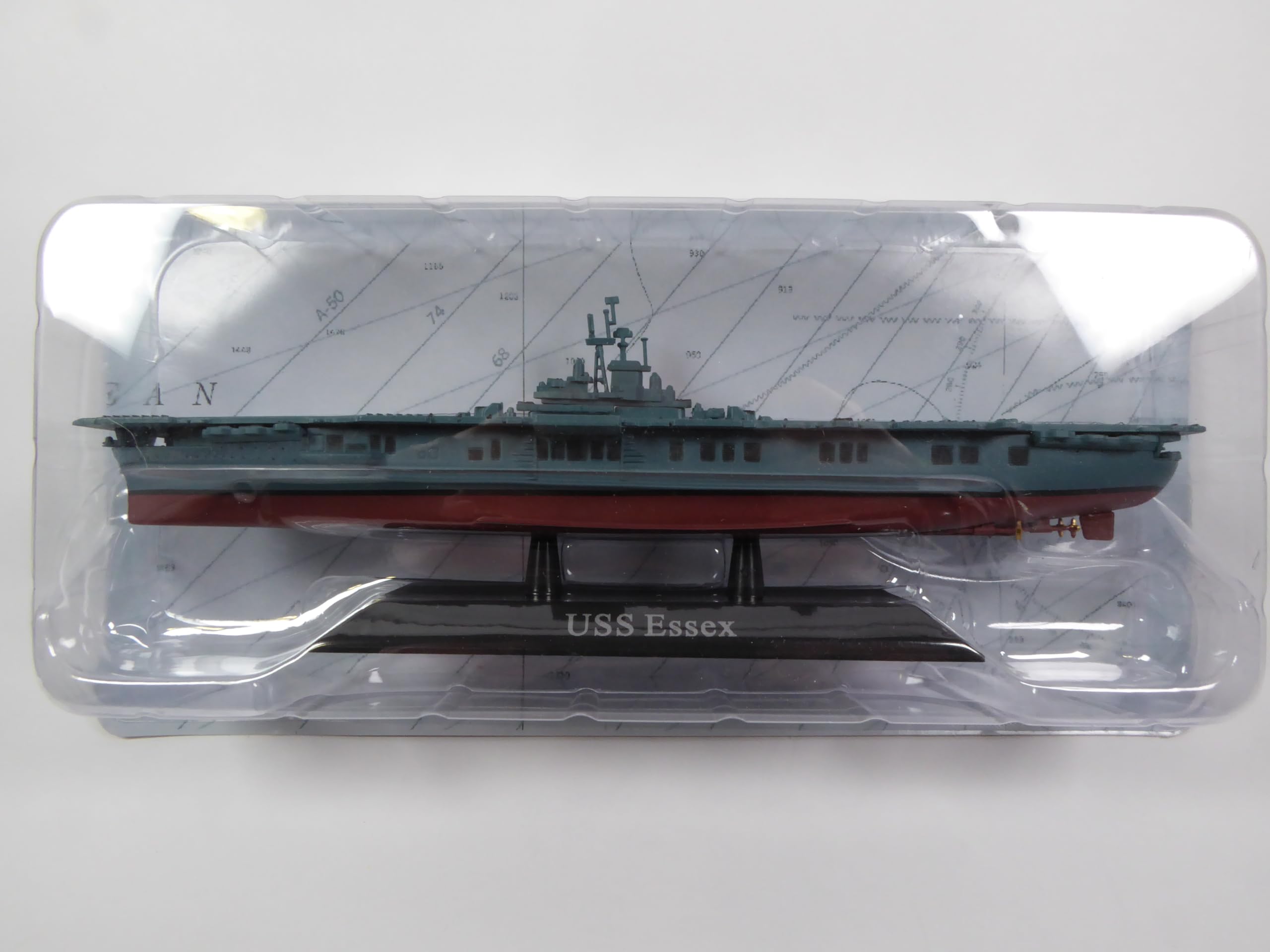 OPO 10 Portaaviones Estadounidense USS Essex, Segunda Guerra Mundial, Escala 1/1250 - Buque de la Armada de los EE. UU. WS06