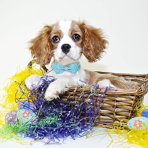 Miniatura 136 de Collar de perro con bandera estadounidense con pajarita, collar patriótico para perros pequeños, medianos y grandes, talla XS