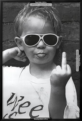 Miniatura 8 de Póster de pared Hi Mum (dedo medio), 24x36 pulgadas