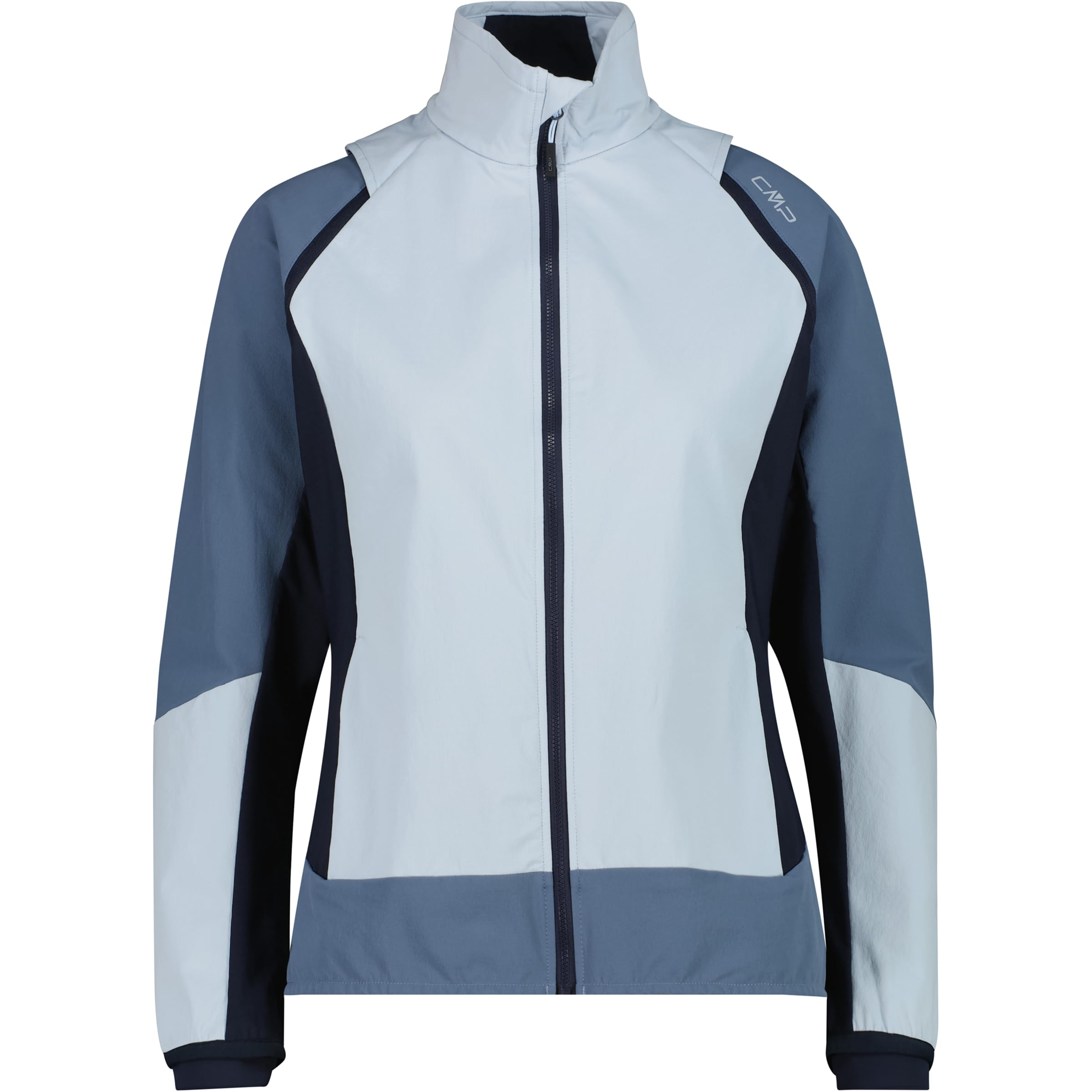 CMP Woman Jacket HYBRID with Detachable Sleeves Sky Blue