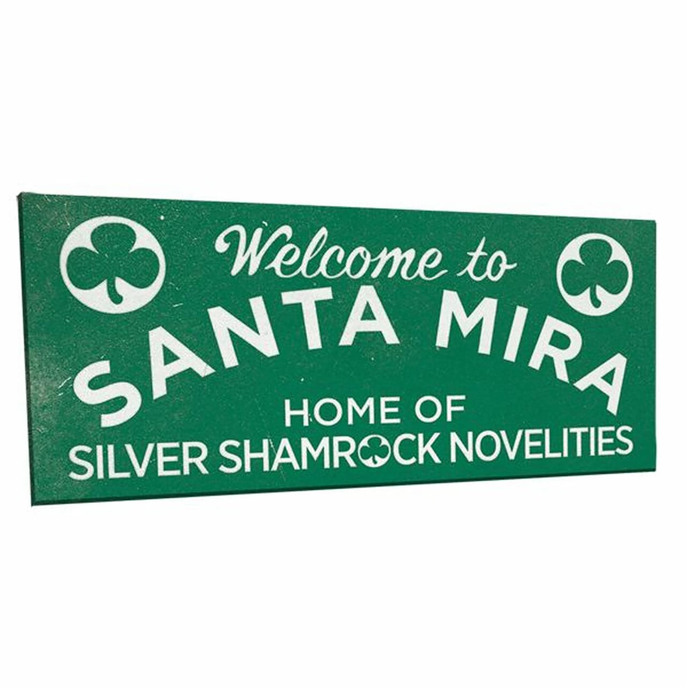 Halloween III Season of the Witch Santa Mira Replica Wood Sign