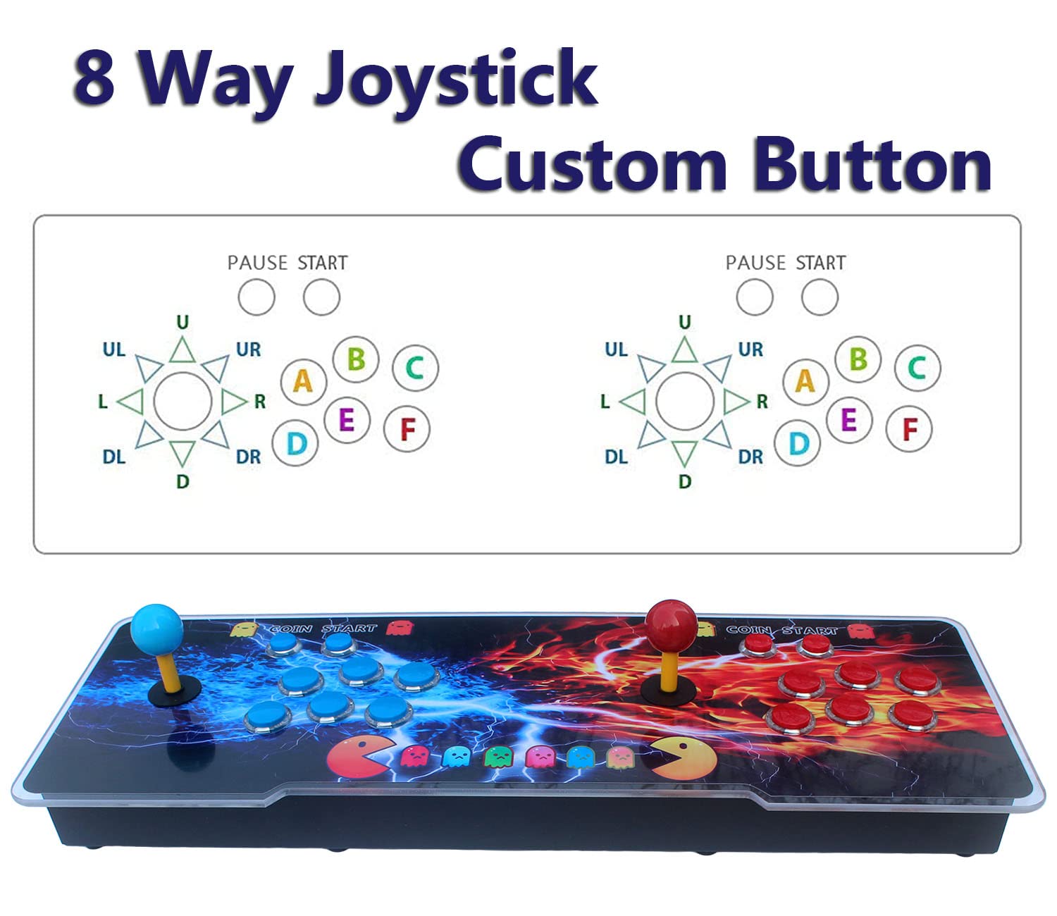 Amazon.com: LIFAVOVY Upgraded WiFi Function 8000 Arcade Games Machines for  Home Pandora Box 18s Arcade Console,Support 3D Games,1280x720 Full  HD,Favorite List,Multi-Player Game Controls : Toys & Games