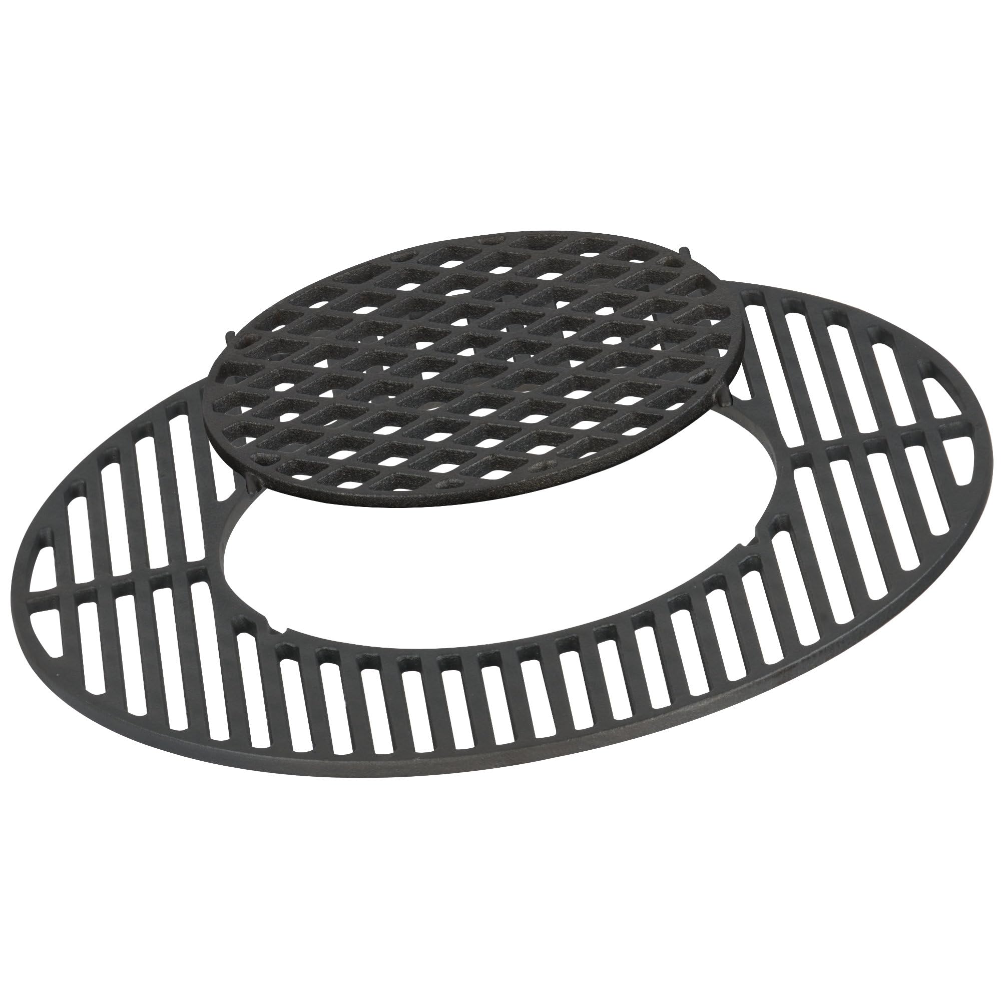 BBQ-Toro Żeliwny ruszt do grillowania, Ø 54,5 cm, Sear Grate pasuje do grilla kulistego o średnicy 57 cm, ruszt żeliwny, żeliwny ruszt do grillowania, okrągły ruszt żeliwny