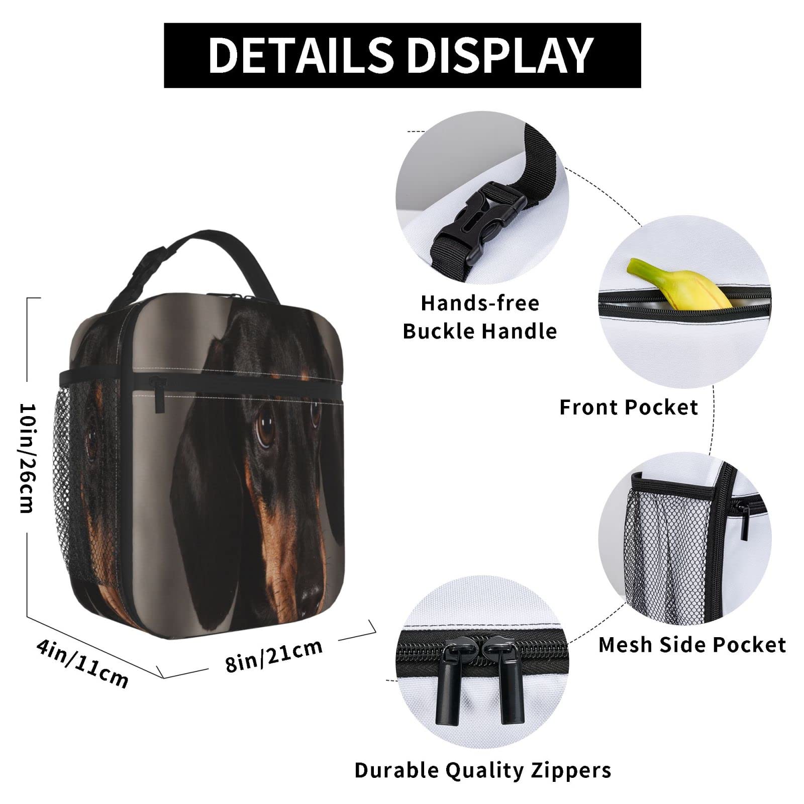 Borsa termica per il pranzo a forma di cartone animato di piccole dimensioni per mantenere la