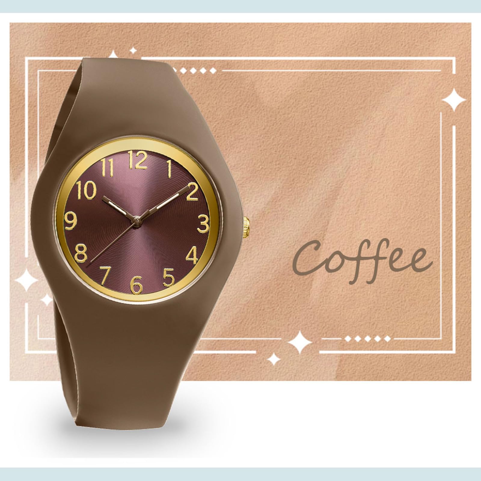 Reloj de pulsera para mujer, analógico, de cuarzo, correa de silicona, resistente al agua, 5 ATM, luminoso, deportivo, para niños, niñas, jóvenes, mujeres, relojes de números grandes, analógicos,