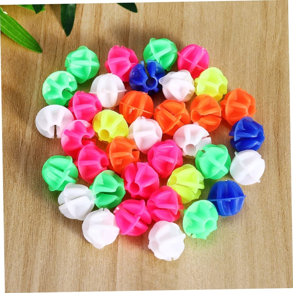 POPETPOP Bike Wheel Beads Set 72pcs Plastic Beads for Bike Wheel Decorations Easy Clip Design