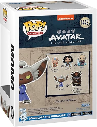 Miniatura 3 de Funko Pop! Animation: Avatar: The Last Airbender - Momo - Figura de vinilo coleccionable - Idea de regalo - Producto oficial - para niños y adultos
