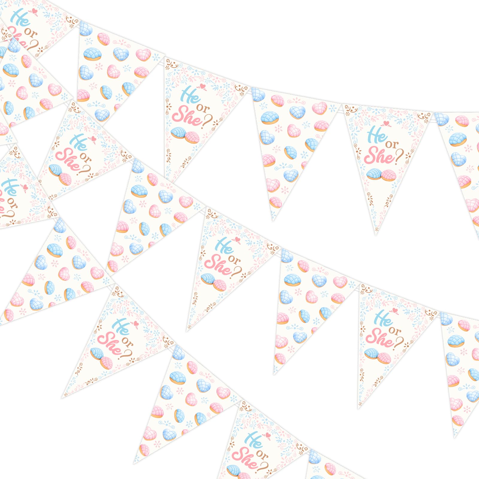 Fanions de révélation du sexe mexicain pour sublimer votre buffet de Baby Shower