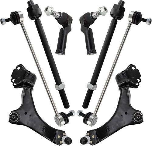 TRQ Kit de dirección delantera y suspensión compatible con Volvo XC60 2010-2016