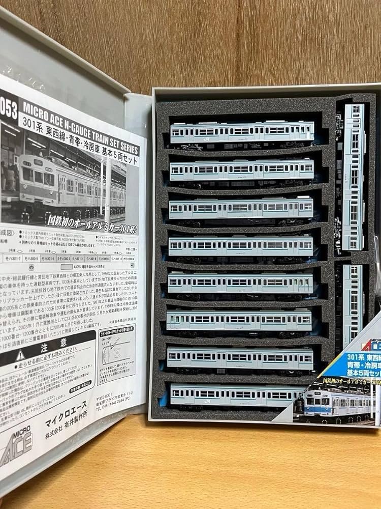 Amazon.co.jp: マイクロエース 301系 東西線青帯冷房車 基本+