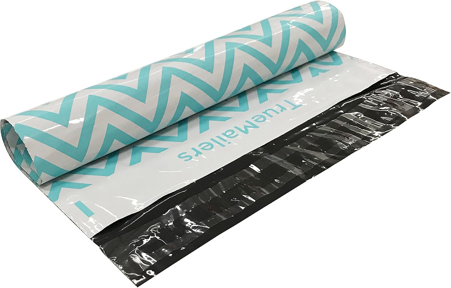6x9" Poly Mailer White Zic Zac Bag (Poly Mailer White Zic Zac, 6" x 9")