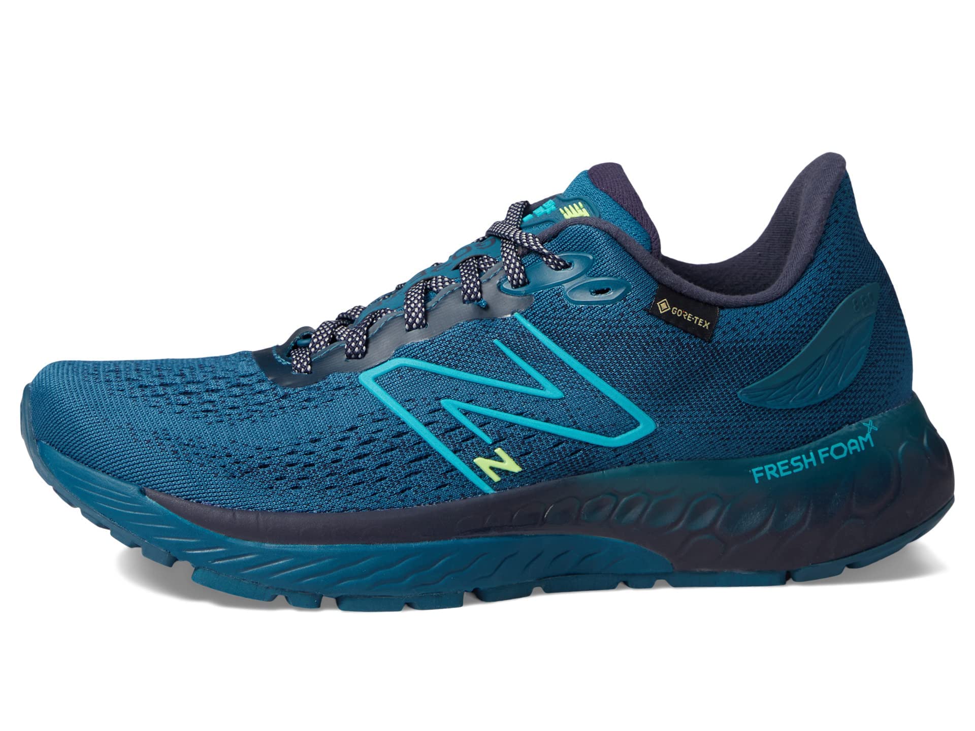 New Balance Women's Fresh Foam X 880 V12 Running Shoe, Dark Moonstone/Electric Teal, 8.5 Wide