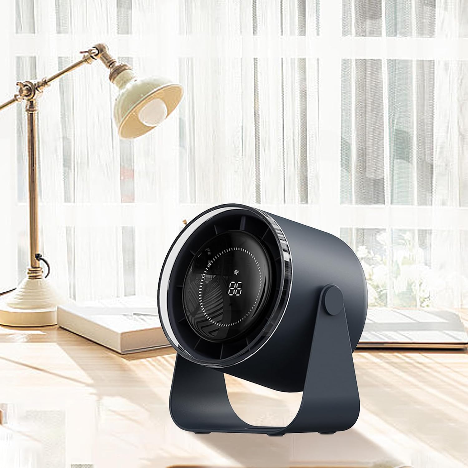 スピードデスクファン充電式USBファンハンドヘルド3600MAHバッテリーリフレッシュエアフロー3600MAH USBデスク  LEDライト付きのポータブルウエストファン、屋外、フィットネス、ハイキング、ワーキングのための充電式個人ファンを￥2,753 | DHgate