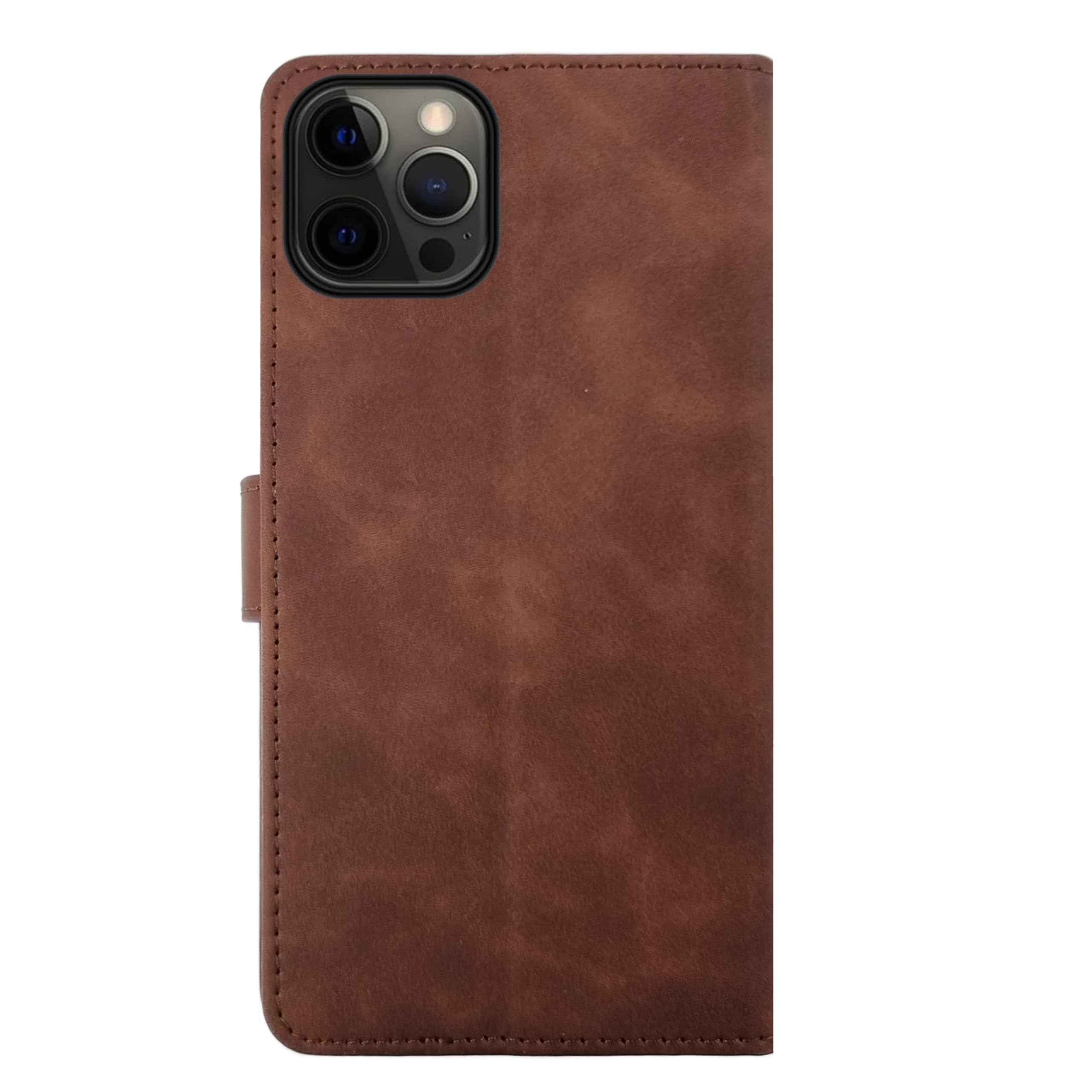 EKAM Premium PU Leather Flip Wallet Case [RFID Blocking ] [Card Holder - View #5