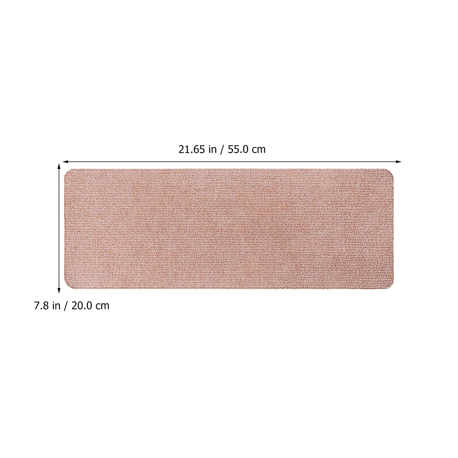 Lot de 15 marches d'escalier adhésives antidérapantes de 55 x 20 cm pour protéger les marches en bois et moquette, faciles à installer et sûres