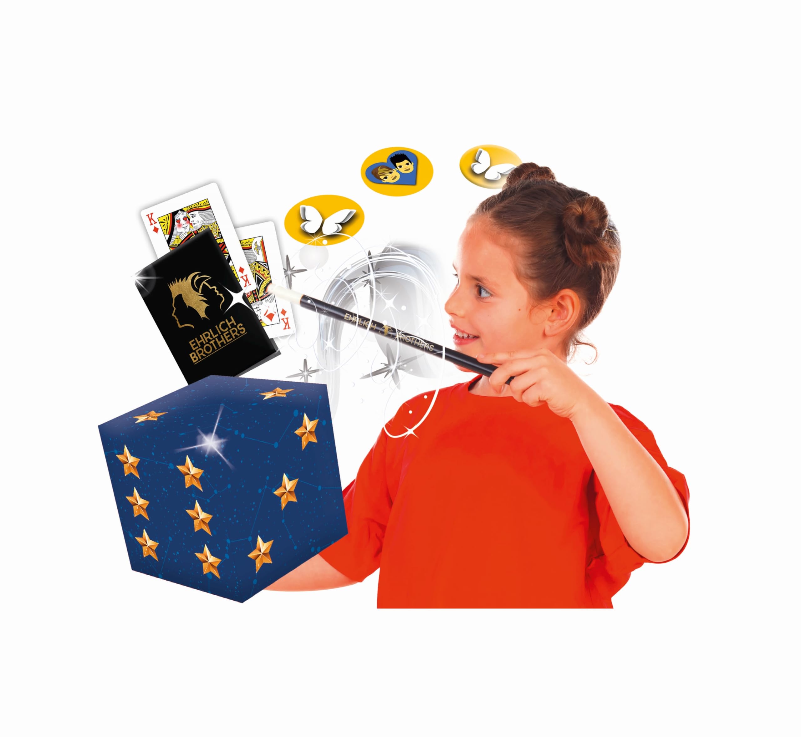 Clementoni Ehrlich Brothers Mein erster Zauberwürfel - Equipment für Zaubertricks - Zauberbox als Einstieg in die Magie - Zauberkasten für Kinder ab 6 Jahren 59408