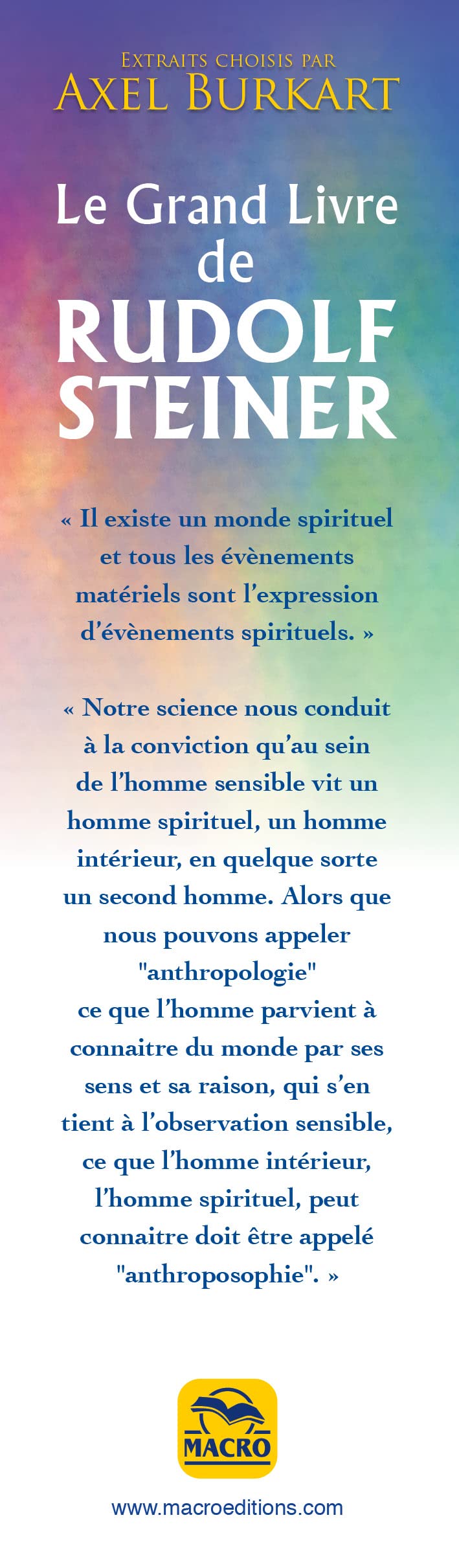 Le grand livre de Rudolf Steiner