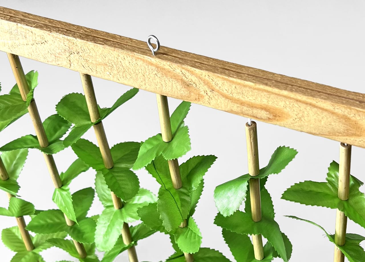 BIANCHERIAWEB Tenda Antimosca con Foglie Antirumore Caduta Pannello Porta Finestra Casa Amazzonia 100x220 Amazzonia