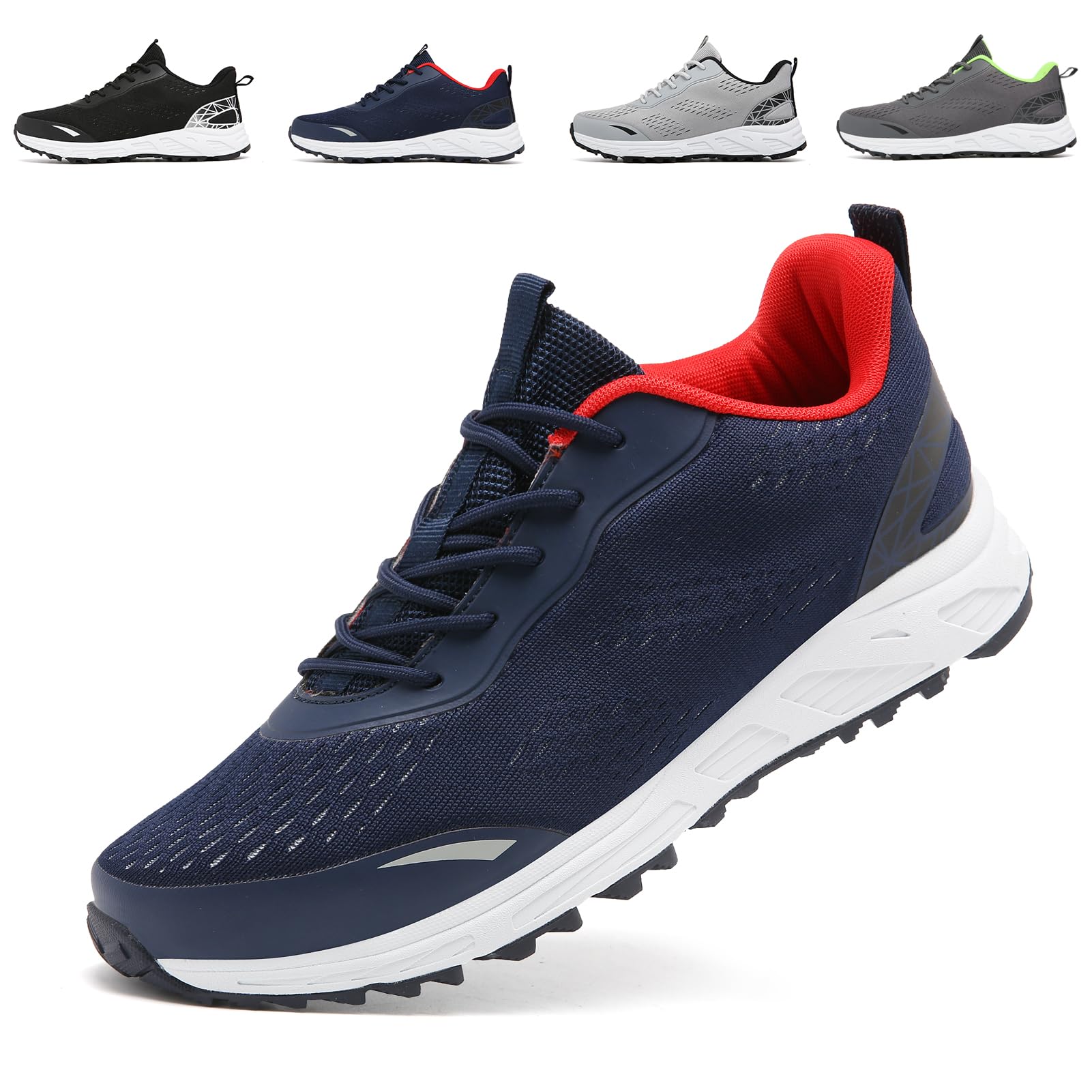 LUPWEEComfortable Slip Resistant Work Sneakers for Men Women Puncture Proof Steel Toe Shoes with Specialized Work Insole