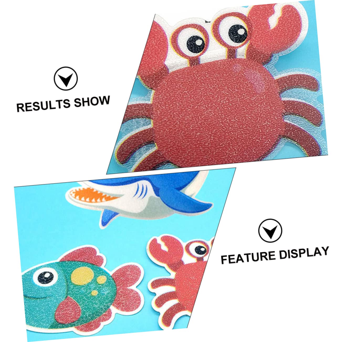 Anneome 30piezas Pegatinas Antideslizantes De Baño para Animales Marinos Impermeables y Removibles Decoración Divertida para Bañeras Duchas y Superficies Lisas